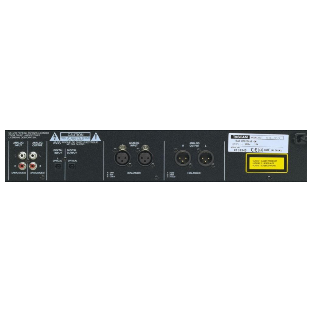 TASCAM MDプレーヤー MD-350 TASCAM MD-350 プロフェッショナル MD